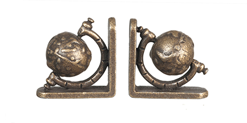 Small Globe Bookends, 2 pc.